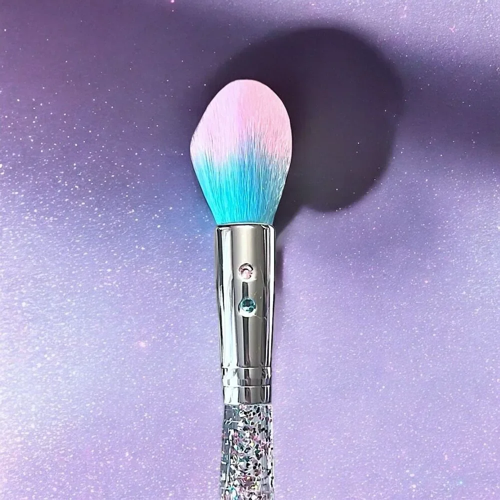 Slmissglam Glitter Face Trio 3pc Makeup Brush Set Brand New In Package MSRP $45